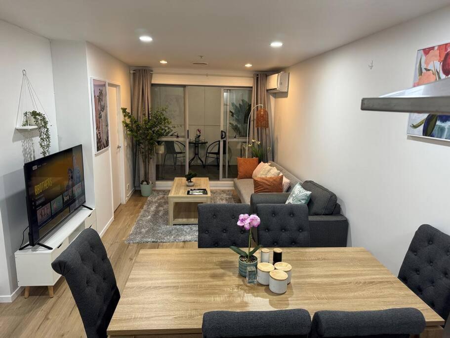 Stunning 3 Bd - 2 Bth City Apt - Pool & Carpark Auckland Exterior foto